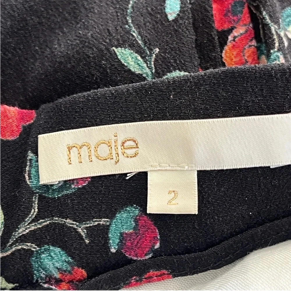 Maje Jinger Floral Midi Skirt - Size 2